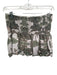 LJC Designs Size S Green & Tan Linen Strapless Camo Peplum Top Green & Tan / S