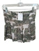 LJC Designs Size S Green & Tan Linen Strapless Camo Peplum Top Green & Tan / S