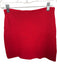 Mon Renn Size S Red Viscose Blend Elastic Waist Knit Mini Skirt Red / S
