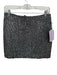 Never a Wallflower Size XS Silver & Black Polyester Metallic Textured Skirt Silver & Black / XS