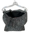 Never a Wallflower Size S Silver & Black Polyester Strapless Metallic Ruffle Top Silver & Black / S