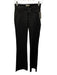 DL 1961 Size 26 Black Coated Denim Zip & Button High Waist Straight Jeans Black / 26