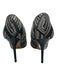 Jimmy Choo Shoe Size 36.5 Black & White Woven Patent Trim Pointed Toe Pumps Black & White / 36.5