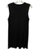Pomander Place Size S Black & Gold Viscose & Nylon Rib Knit Sleeveless Dress Black & Gold / S