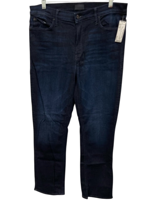 Mother Size 33 Dark Wash Cotton Zip Fly Jeans Dark Wash / 33