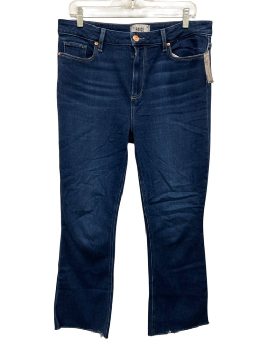 Paige Size 32 Medium Wash Cotton Frayed Hem Jeans Medium Wash / 32