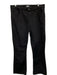 Paige Size 32 Black Rayon, Cotton, Polyester Zip Fly Frayed Hem Jeans Black / 32