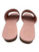Gucci Shoe Size 38 Light Pink & Brown textile upper Logo Embossed Slide Sandals Light Pink & Brown / 38