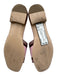 Gucci Shoe Size 38 Light Pink & Brown textile upper Logo Embossed Slide Sandals Light Pink & Brown / 38