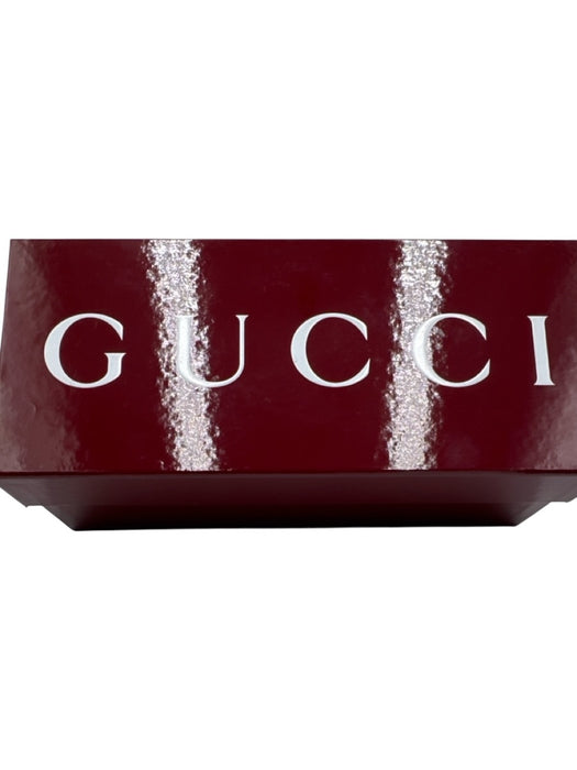 Gucci Shoe Size 38 Light Pink & Brown textile upper Logo Embossed Slide Sandals Light Pink & Brown / 38