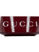 Gucci Shoe Size 38 Light Pink & Brown textile upper Logo Embossed Slide Sandals Light Pink & Brown / 38
