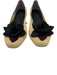 Rothy's Shoe Size 10 Beige & Black Synthetic Knit Floral Applique Slip On Flats Beige & Black / 10