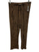 Dissh Size 6/8 Black & Beige Viscose Elastic Drawstring Waist Button Up Pant Set Black & Beige / 6/8