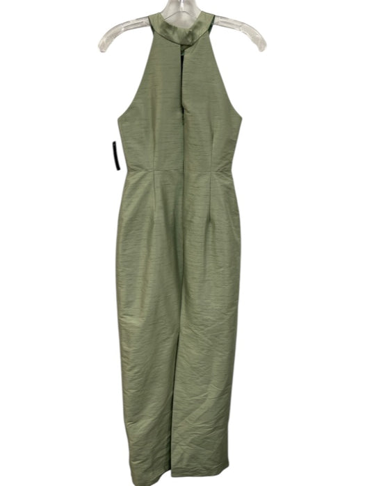 Lula Kate Size 2 Sage green Halter Top Sleeveless Full Length Gown Sage green / 2