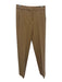 J Crew Size 4T Light Brown Polyester & Viscose High Rise Zip Fly Pleat Pants Light Brown / 4T