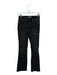 Just USA Size 0 Black Cotton Flare Mid Rise Raw Hem Zip Fly Jeans Black / 0