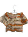 Marie Oliver Size S Orange & Tan Polyester Metallic Short Sleeve Top Orange & Tan / S