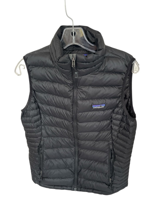 Patagonia Size M Black Polyester Goose Down Puffer Athletic Vest Black / M