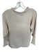 Size M Cream & Red Cotton Roll Neck UGA Long Sleeve Knit Sweater Cream & Red / M