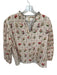 Anna Cate Size M Blush & Green Cotton & Linen Botanical Long Balloon Sleeve Top Blush & Green / M