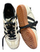 Adidas Shoe Size 7.5 Cream & Black Leather Lace Up Athletic Sneakers Cream & Black / 7.5