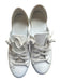freda salvador Shoe Size 7 White Leather Side Cut Out Lace Up Athletic Sneakers White / 7