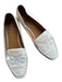 Tory Burch Shoe Size 7.5 Cream Leather Logo Loafers Cream / 7.5