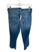 Mother Size 29 Med Light Wash Cotton Blend High Waist Wide Leg Cropped Jeans Med Light Wash / 29