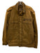 Levis Size L Tan Cotton Blend Solid Zip UP Men's Jacket Tan / L