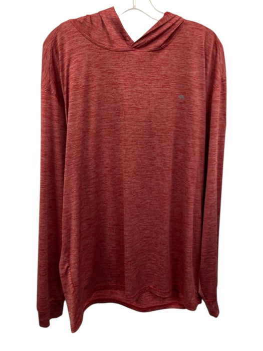 Onward Reserve Size L Red Synthetic Heathered Athletic Hoodie Long Sleeve Shirt Red / L