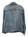 Levis Size L Light Wash Cotton Solid Trucker Denim Men's Jacket Light Wash / L