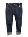 A.P.C Size 31 Dark Wash Cotton Cuffed Straight Button Fly mid rise Jeans Dark Wash / 31