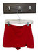 Glassons Size 6 Red Mini Built in Shorts Slit Skirt Red / 6
