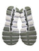 On Cloud Shoe Size 10.5 Gray & White Synthetic Knit Lace Up Cloudtec Sneakers Gray & White / 10.5