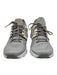On Cloud Shoe Size 10.5 Gray & White Synthetic Knit Lace Up Cloudtec Sneakers Gray & White / 10.5
