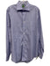 Sid Mashburn Size 15.5 Blue & White Cotton Micro Gingham Men's Long Sleeve Shirt Blue & White / 15.5