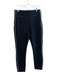 Spanx Size M Black Polyester Elastic Waist Flat Front High Rise skinny leg Pants Black / M
