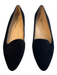 Neiman Marcus Shoe Size 8 Black Manmade Material Pointed Toe Velvet Flat Shoes Black / 8