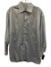 Canali Size 16.5 Blue Cotton Striped Button Up Men's Long Sleeve Shirt Blue / 16.5