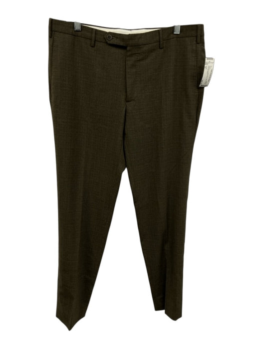 Zanella Size 35 Dark Gray Wool Blend Micro Dress Men's Pants Dark Gray / 35