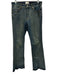 Ganni Size 28 Medium Wash Cotton Blend Denim Whiskering Button & Zip Fly Jeans Medium Wash / 28