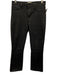 L'agence Size 27 Black Cotton & Elastane Coated High Rise Wide Leg Jeans Black / 27