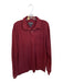 Abercrombie & Fitch Vintage Size XL Red Cotton Solid Half Button Men's Shirt Red / XL