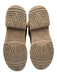 Ugg Shoe Size 9 Brown & Cream Suede leather Faux Shearling Strap Detail Booties Brown & Cream / 9