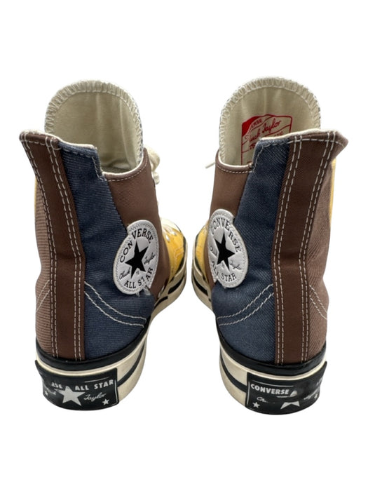 Converse Shoe Size 6.5 Blue, Yellow & Brown Canvas Rubber Outsole Lace Up Shoes Blue, Yellow & Brown / 6.5