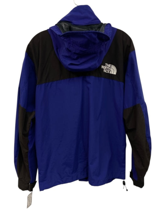 The North Face Size S Blue & Black Nylon Blend Long Sleeve Zip Up Hood Jacket Blue & Black / S