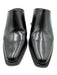 Fendi Shoe Size 38.5 Black Leather Mule semi- pointed toe Block Heel Shoes Black / 38.5