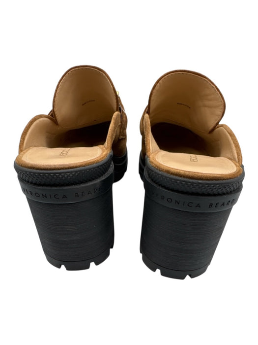 Veronica Beard Shoe Size 8 Black, Brown & Gold Leather & Suede Loafer Shoes Black, Brown & Gold / 8