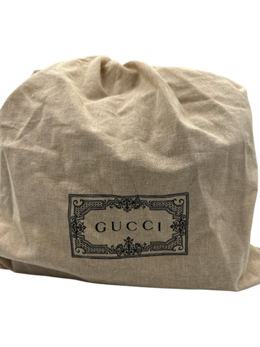 Gucci Brown Leather Bamboo Handle Gold Hardware Turnlock Purse Brown / M