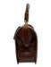 Gucci Brown Leather Bamboo Handle Gold Hardware Turnlock Purse Brown / M